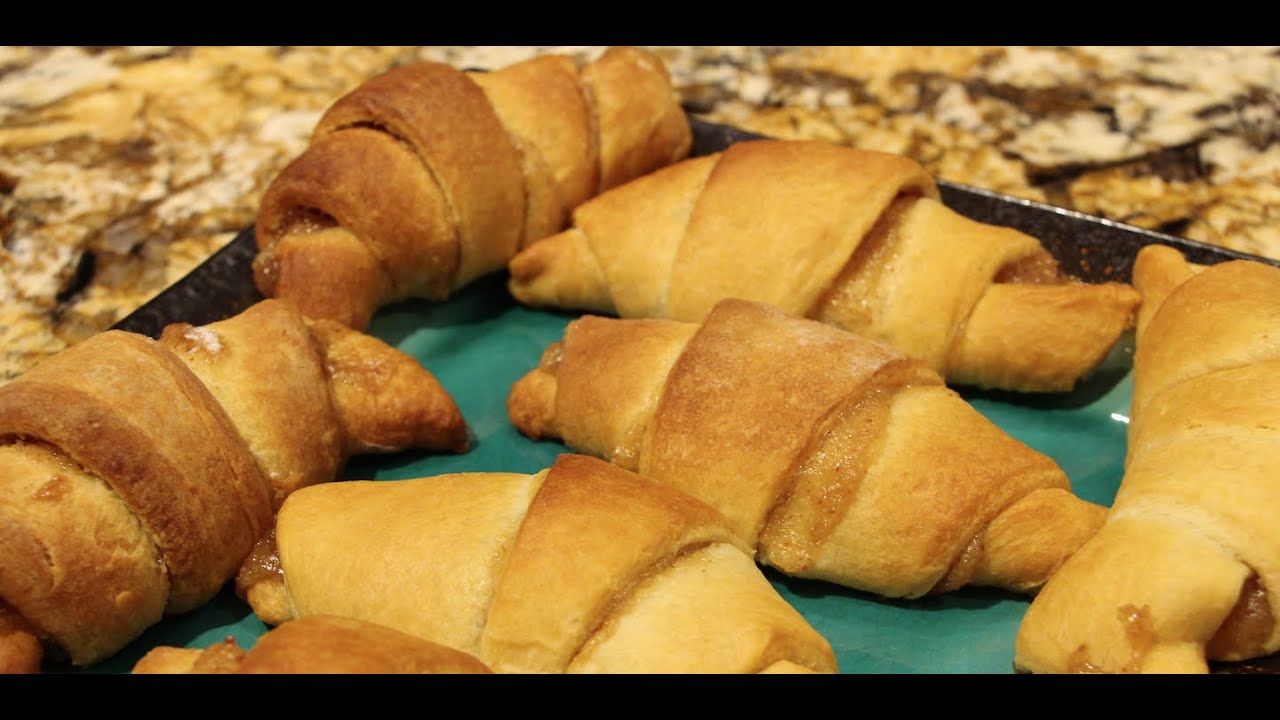 CRESCENTS/BEST ALMOND FILLED CRESCENT ROLLS RECIPE /CHERYYLS HOME COOKING/ EPISODE 376