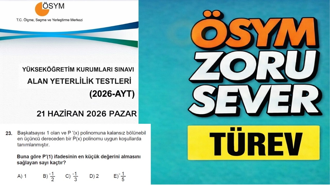 RAKİP ELEYEN ÖSYM TARZI TÜREV SORUSU | TÜREV