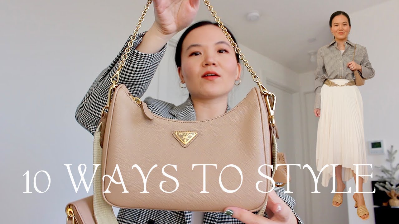 10 PRADA RE EDITION OUTFITS | How to style Prada re edition 2005, spring summer chic outfits 2023