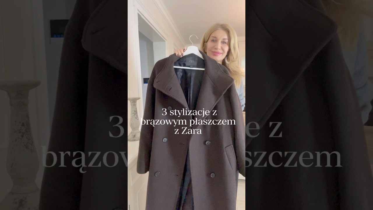 3 stylizacje z brązowym płaszczem z Zary #moda #fashion #stylistka #style #ootd