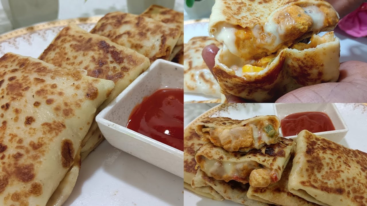 Chicken Crepes Recipe 😍 | Soft & Creamy Stuffed Crepes | Easy Party Snack | Daily Zaika ❤️