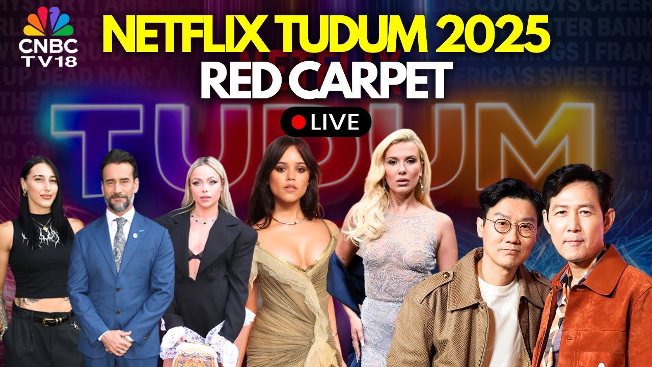 NETFLIX Tudum 2025: LIVE from Red Carpet Event | Stranger Things | Jenna Ortega | Squid Games | N18G
