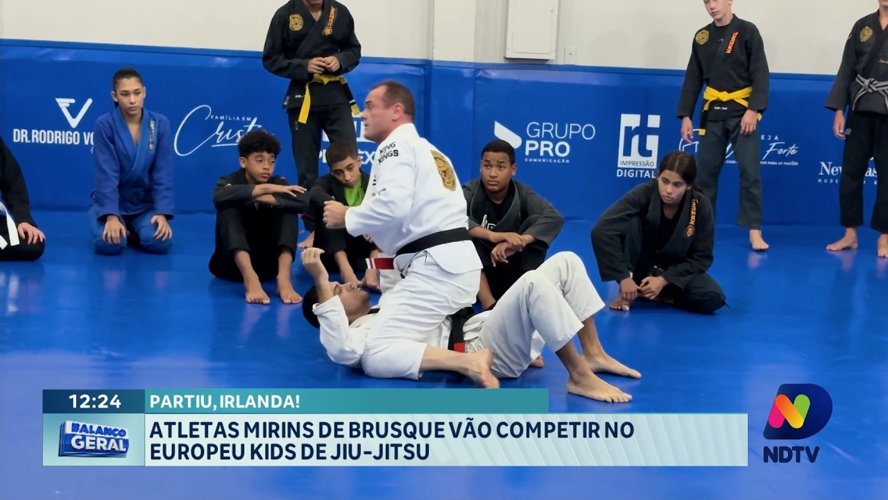 Brusque terá representantes no Europeu Kids de Jiu-Jitsu