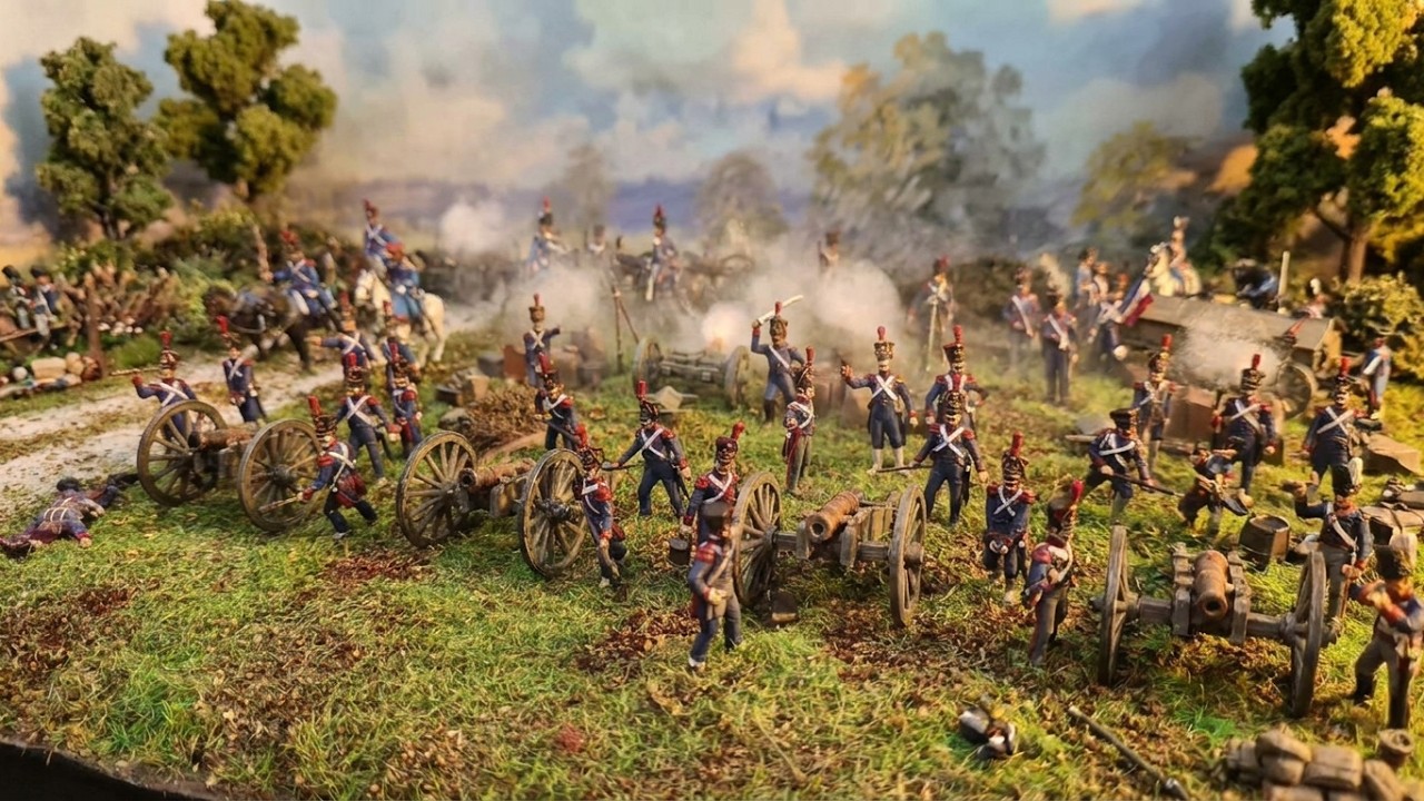 1/72 Diorama/Napoleonic Wars/Franz. Garde Artillerie zu Fuß/Österreich 1809