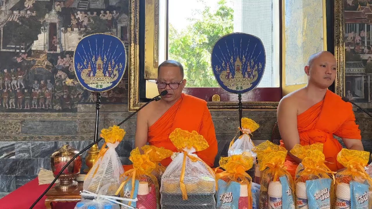 สัมโมทนียกถาจากท่านพระศรีวชิรธรรมาภรณ์ (เสนิญุสม์ สมทสฺสี ป.ธ.๙) ผู้ช่วยเจ้าอาวาสวัดสุทัศนเทพวราราม