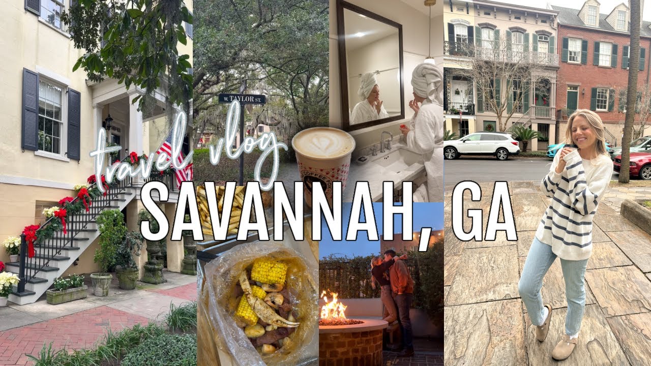 WEEKEND IN SAVANNAH, GA! Savannah weekend travel itinerary! weekend my life