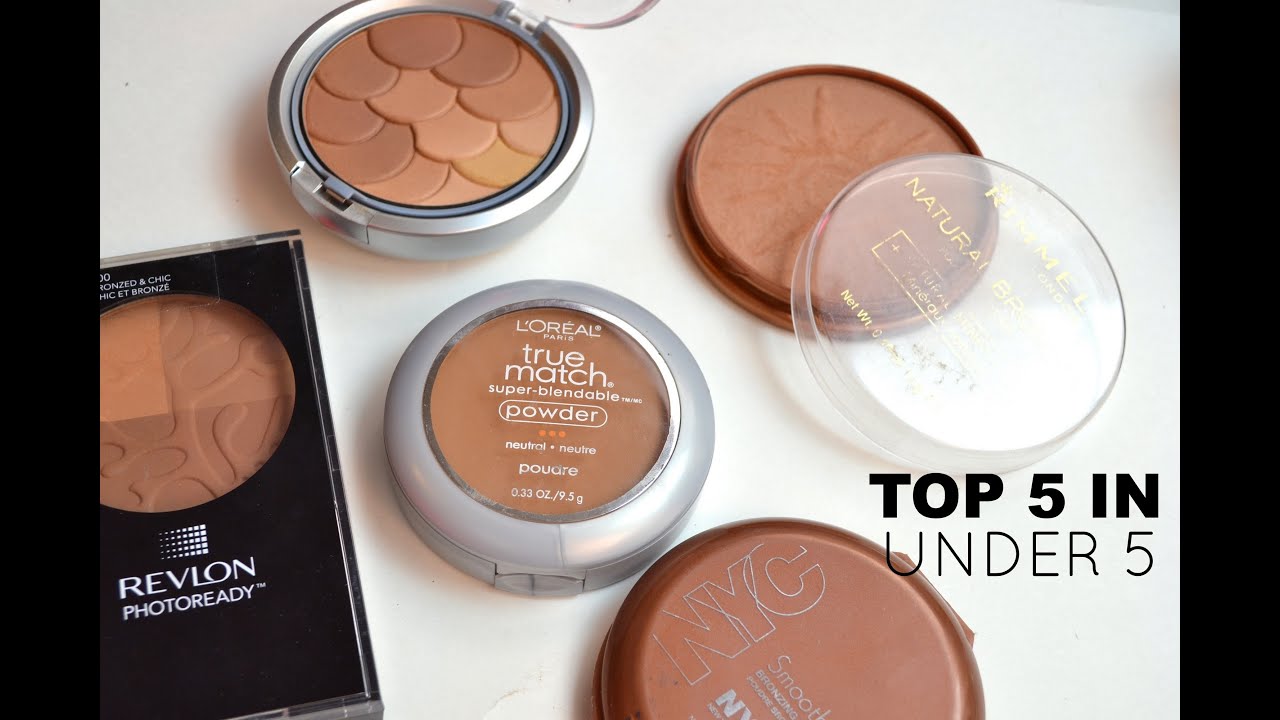 Top 5 in Under 5: Matte Drugstore Bronzers | Bailey B.