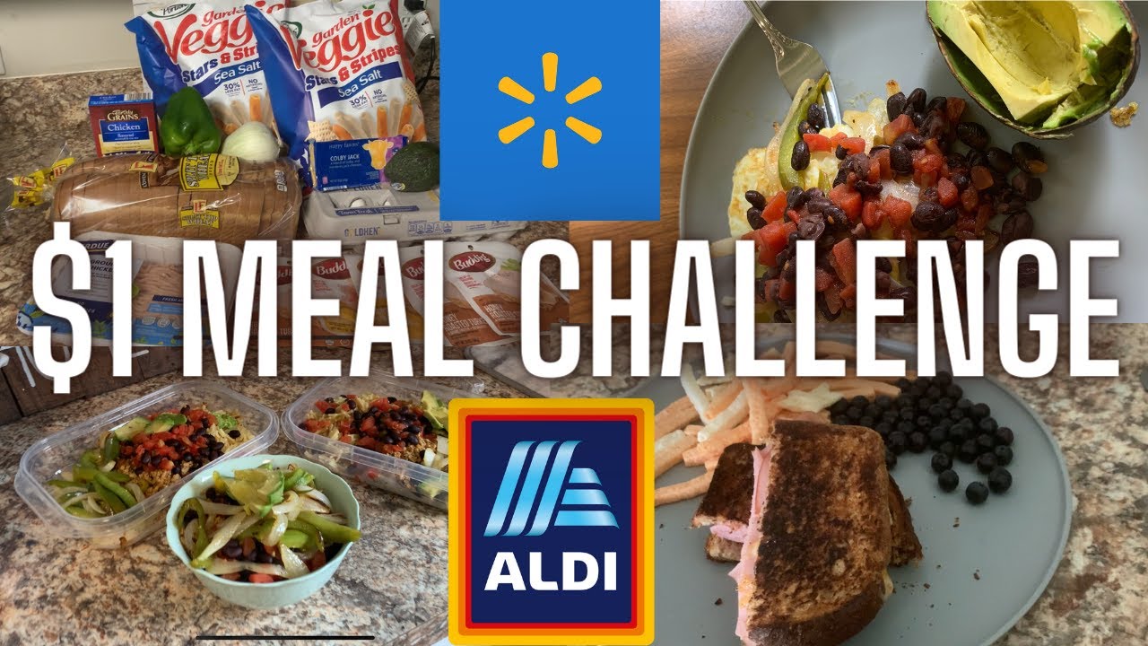 EXTREME GROCERY BUDGET CHALLENGE || $1 MEALS FOR 3 DAYS - HOW TO EAT FOR CHEAP AT HOME