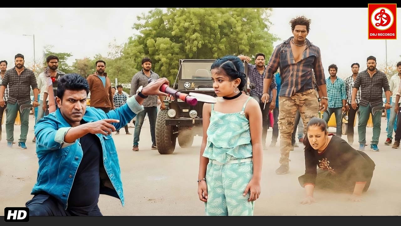 Puneeth Raj New South Blockbuster Hindi Dubbed Action Movie | Anitha Superhit Love Story Action Film