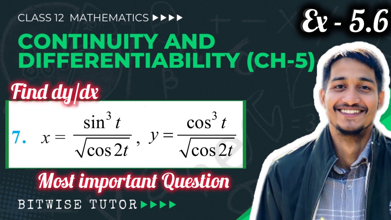 Class 12 Ex 5.6 Q7 Maths | Ex 5.6 class 12 maths q7 | Question 7 exercise 5.6 Class 12