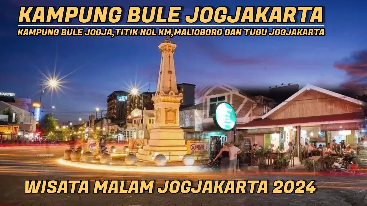Intip Suasana Malam Hari Di Kampung Bule Prawirotaman Yogyakarta !!
