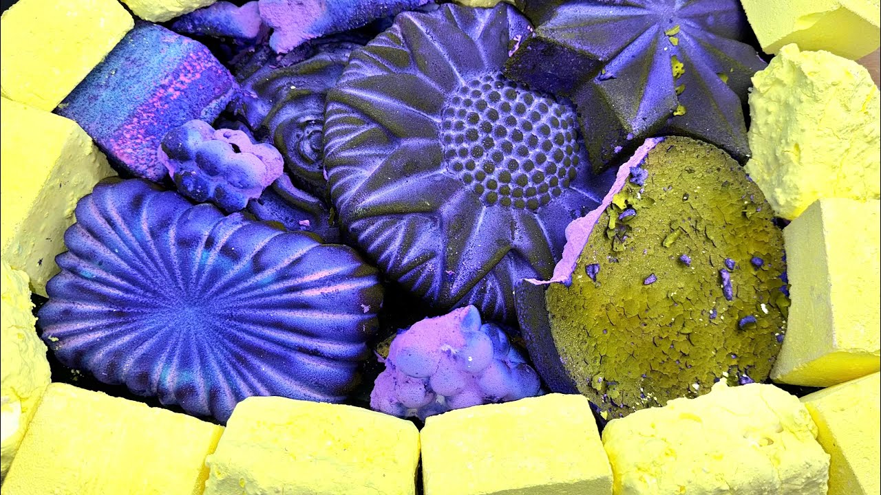 Electric Purple Reforms + NEON Yellow Pasted and Reformed Blocks | ASMR