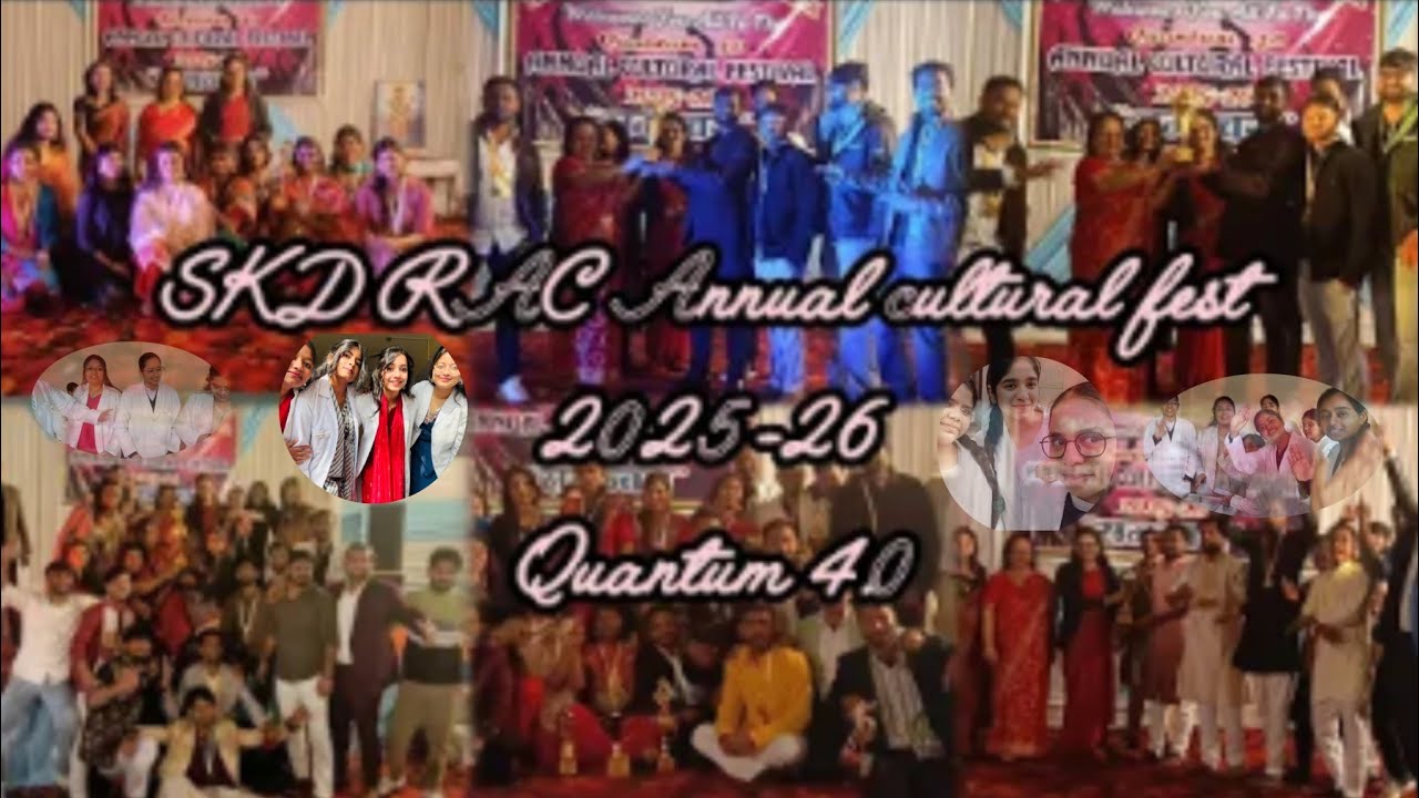 Annual cultural fest 2k25-26 glimpse✨|| Quantum 4.0 SKD RAC|| BAMS vlog 