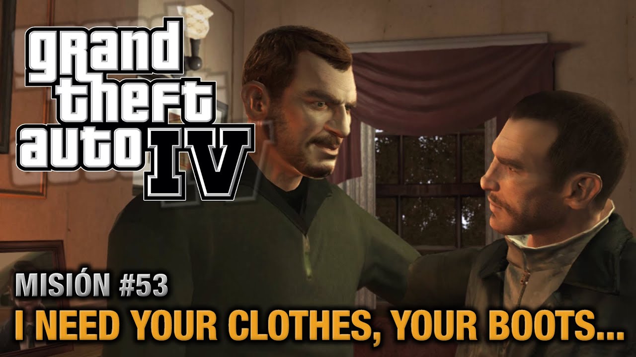 GTA 4 - Misión #53 - I Need Your Clothes, Your Boots, and Your Motorcycle (Español - 1080p 60fps)