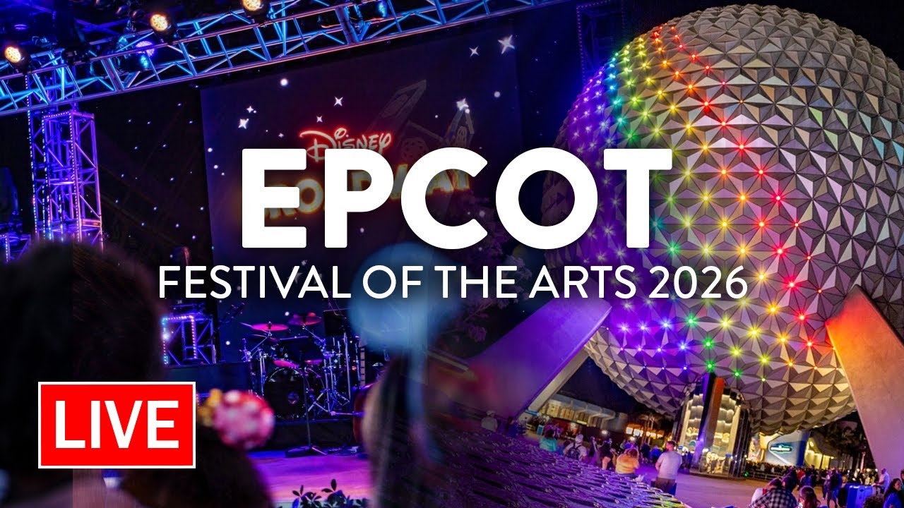 EPCOT Festival of the Arts 2026 | Walt Disney World Live Stream