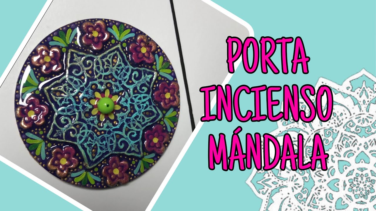 Como hacer Molde de Silicona Mandala y Porta Incienso CDS/How to make Mandala Silicone Mold