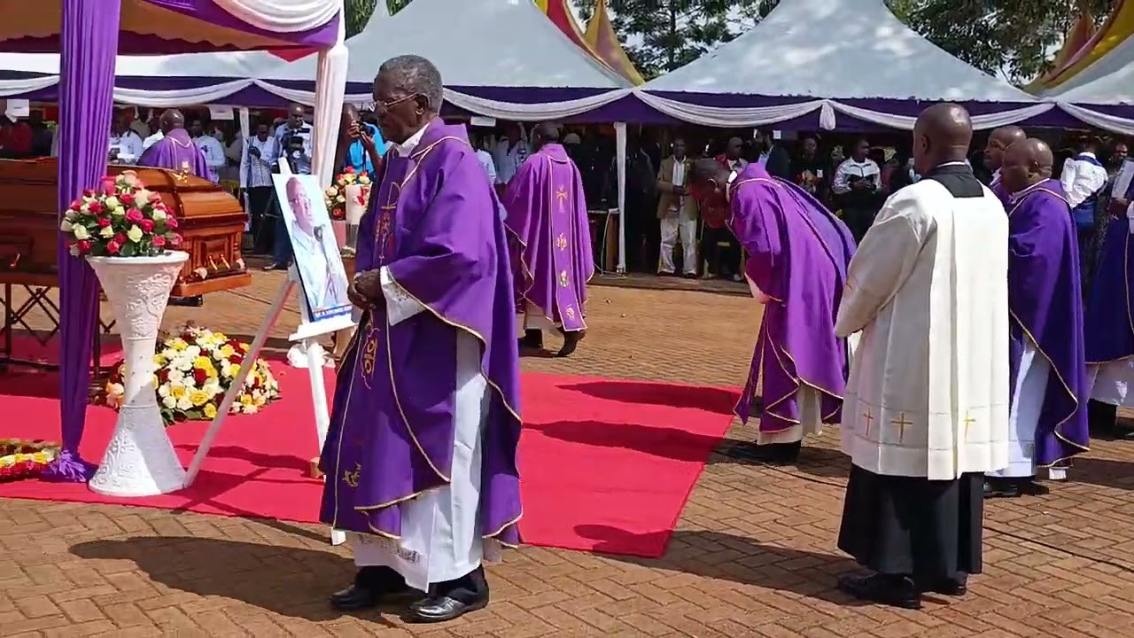 BURIAL RITES OF A CATHOLIC PRIEST CATHOLIC DIOCESE OF MURANGA FR.PSI IN SACRED HEART CATHEDRAL