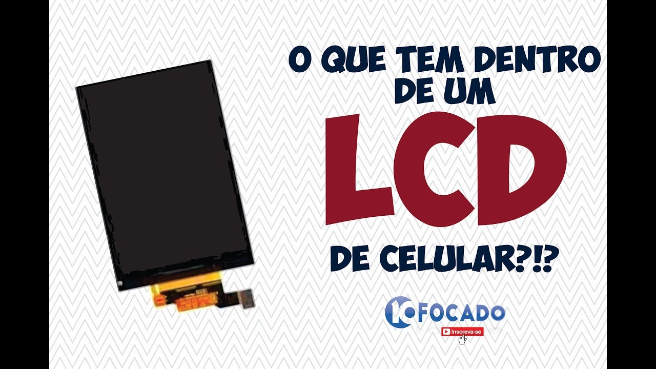 O QUE TEM DENTRO  DA TELA DE CELULAR?!?