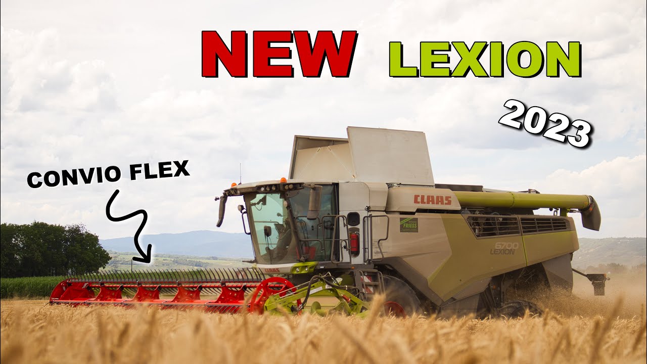 NOUVELLE LEXION 2023 / Barre de coupe &agrave; tapis ? 🤔 / Claas lexion 6700 / ETA FRIESS