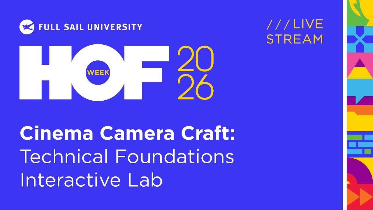 Cinema Camera Craft: Technical Foundations Interactive Lab | Full Sail University