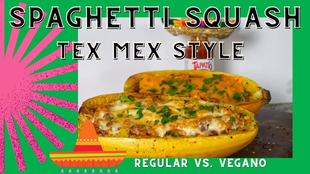 Receta de Spaghetti Squash al Estilo Tex Mex - La textura de la pasta SIN los carbohidratos!!!