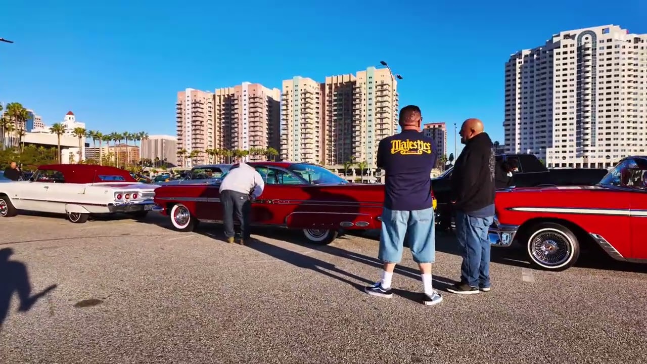 Long beach lowrider car show. #automobile #oldstyle #carmodification #lowrider 