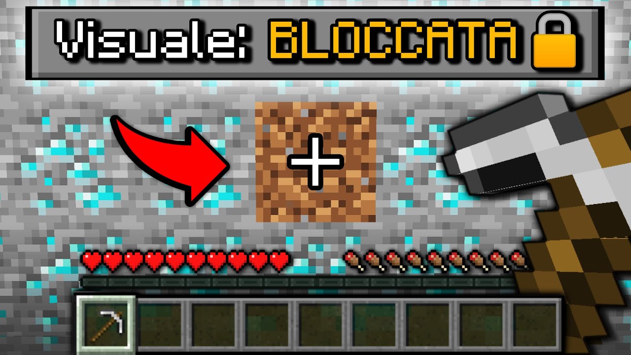 Minecraft, ma la VISUALE &Egrave; BLOCCATA...
