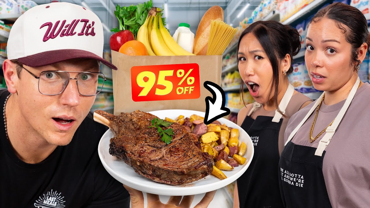 Only Cooking With Groceries From The Discount Shelf