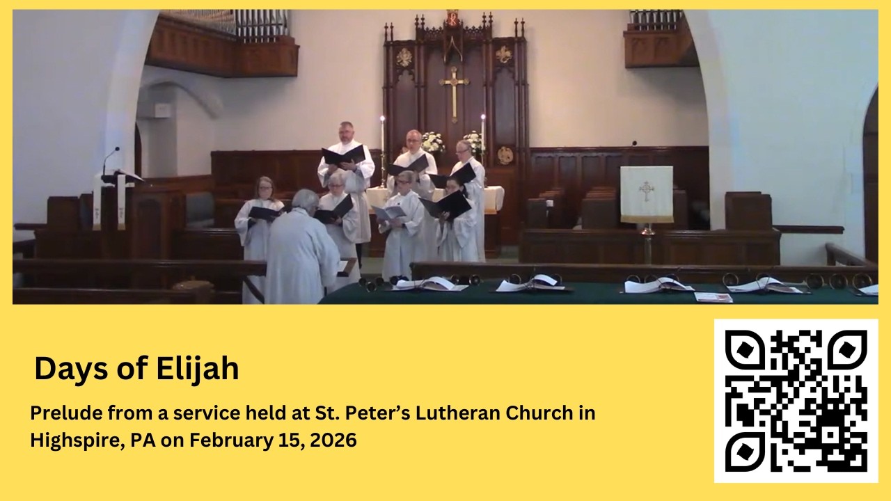 Days of Elijah: Prelude February 15, 2026