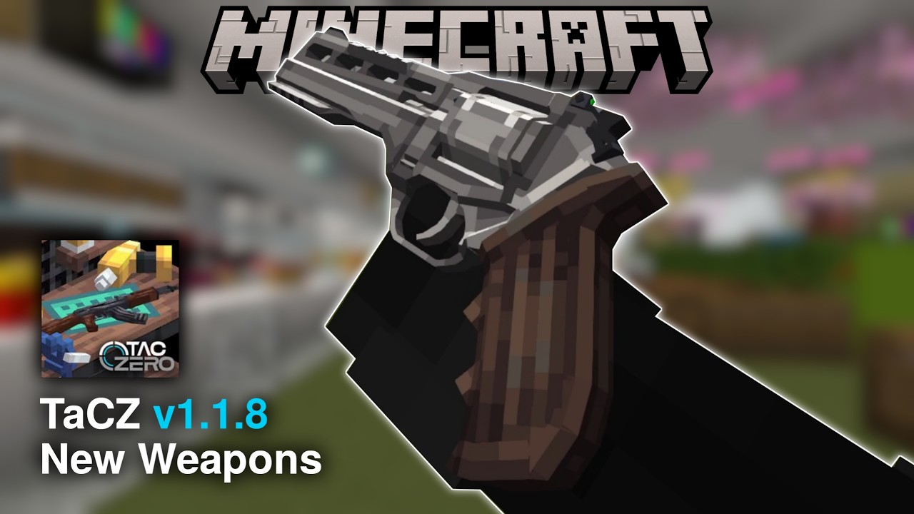 TaCZ v1.1.8 Update - All New Weapons Showcase | Minecraft Mod | By nekocrane