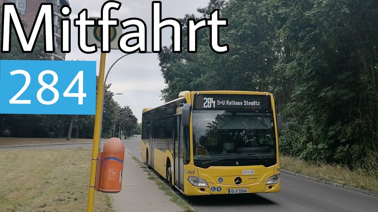 Mitfahrt | Mercedes-Benz Citaro C2 | Linie 284 | S Lichterfelde Süd - S+U Rathaus Steglitz