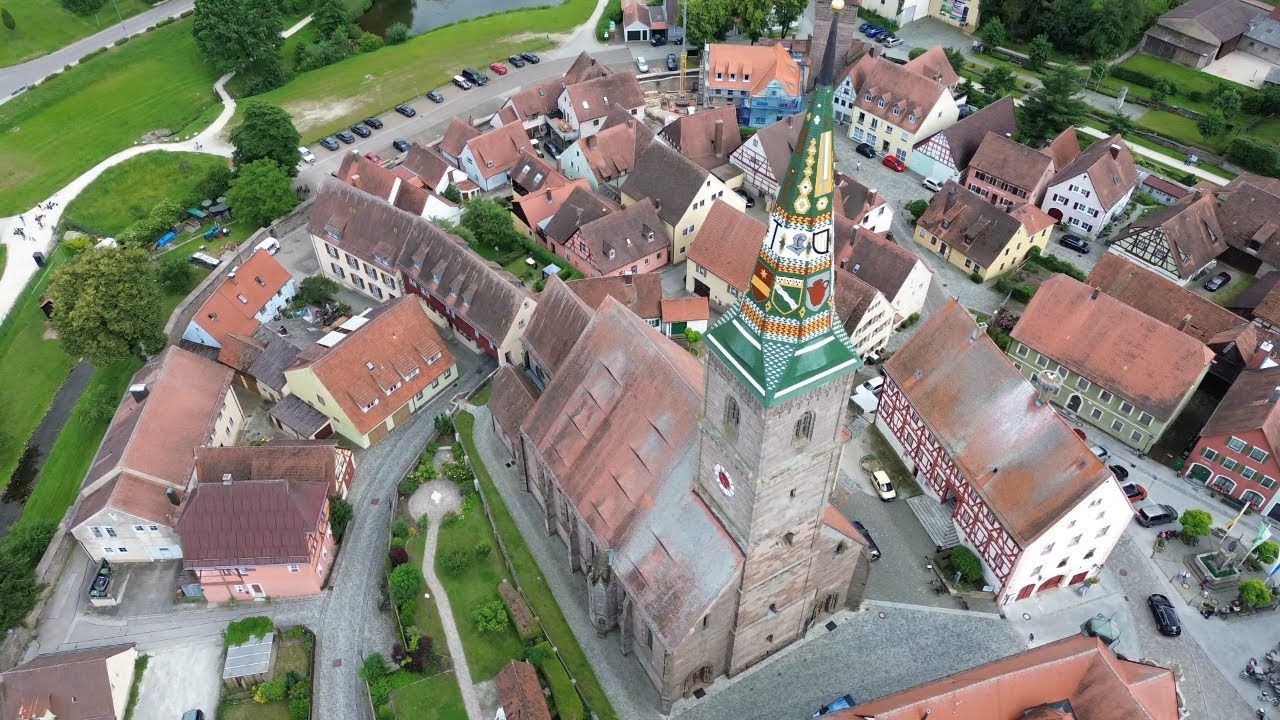 Flyover Wolframs-Eschenbach + Wohnmobilstellplatz