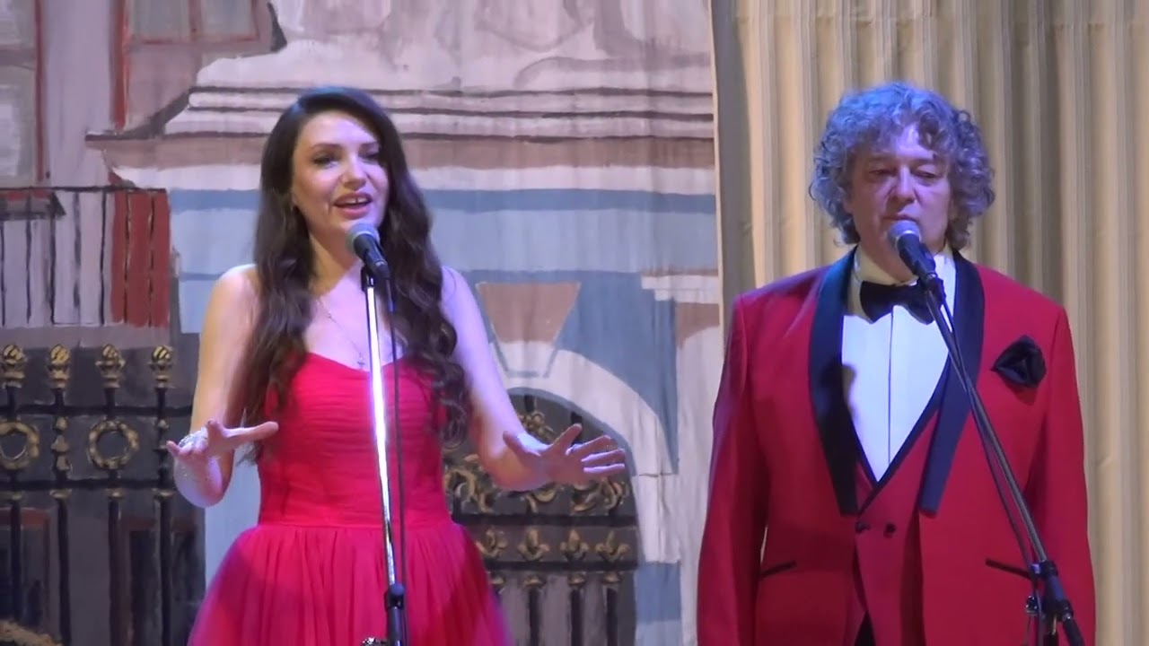 «Con te partirò» (Франческо Сартори, Лучио Кварантото).  Исполняют Наталья Рязанова и Федор Рытиков.