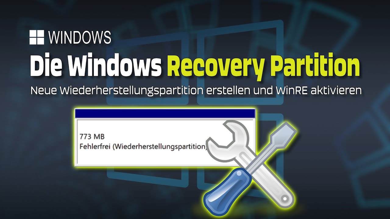 Windows Recovery-Partition neu erstellen: So behebst du defekte oder fehlende Partitionen