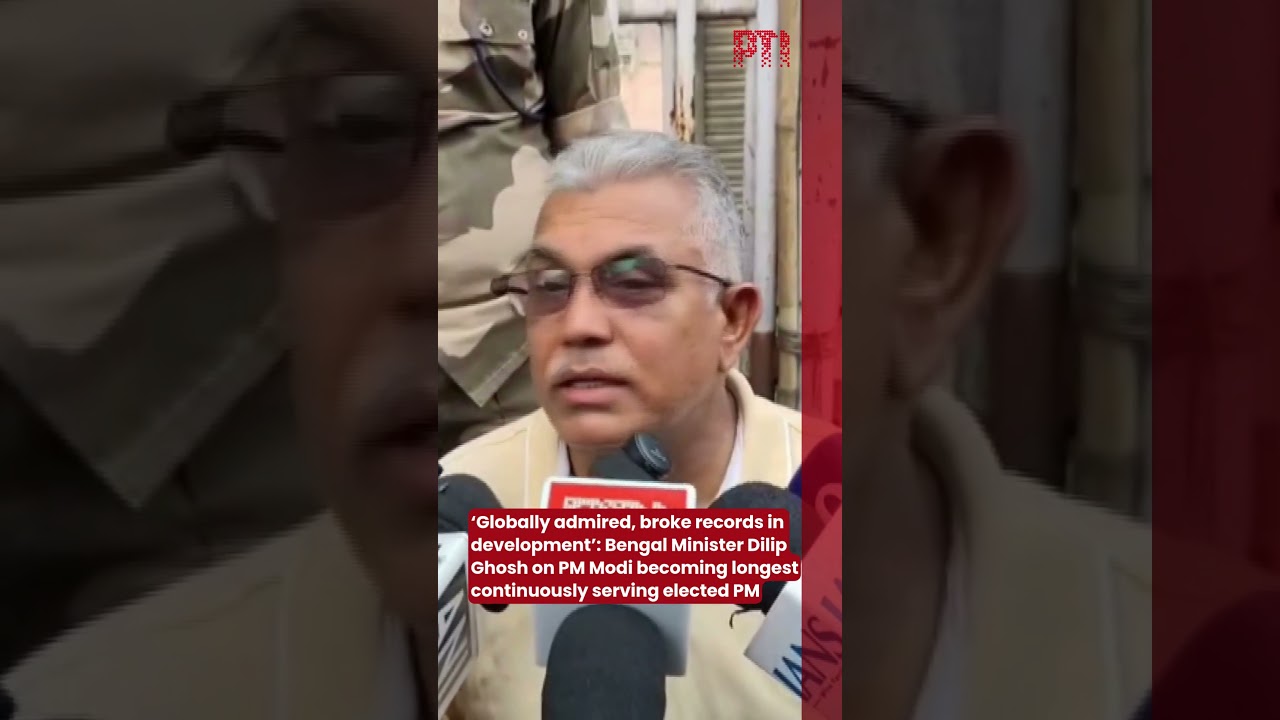 &lsquo;Globally admired, broke records in development&rsquo;: Bengal Minister Dilip Ghosh on PM Modi