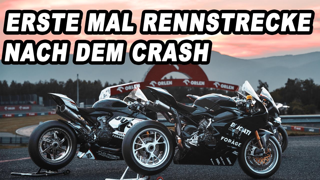 Most - Erste Mal nach dem Crash wieder auf der Rennstrecke
