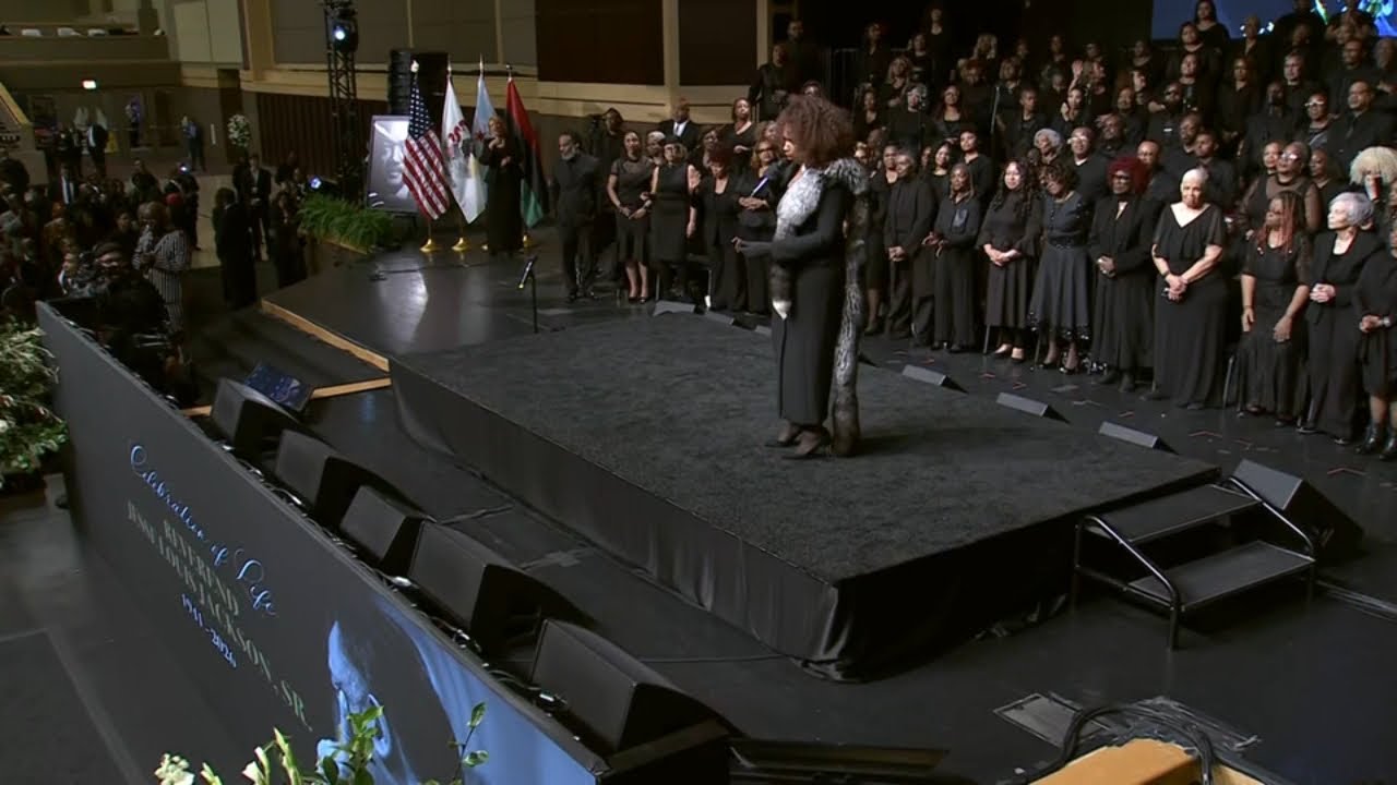 Jennifer Hudson sings 'A Change Is Gonna Come' at Rev. Jesse Jackson funeral in Chicago