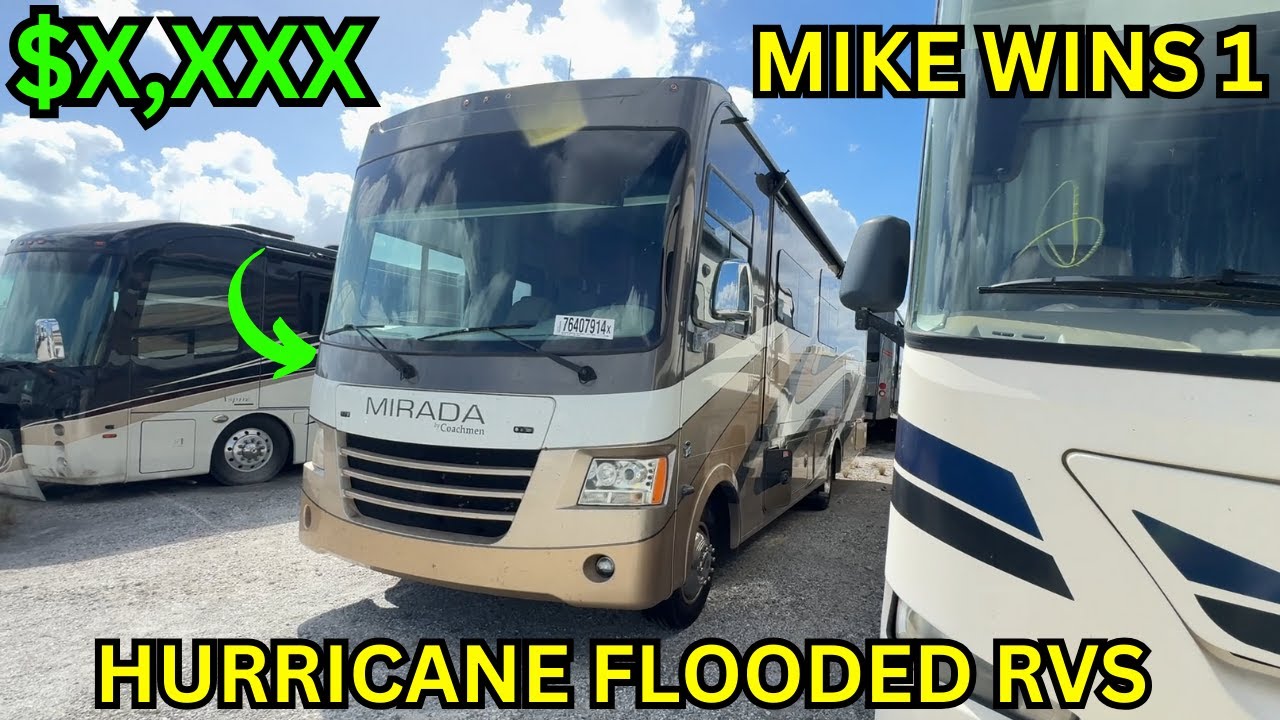Hurricane Flooded RVs Mike Wins One Was It a Steal Deal?