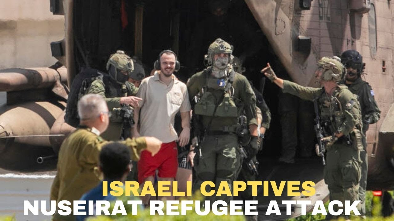 Israeli forces rescue four captives in the attack at Nuseirat refugee camp | CBC4 News