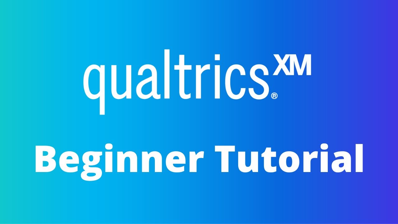 Qualtrics Beginner Tutorial - 2023