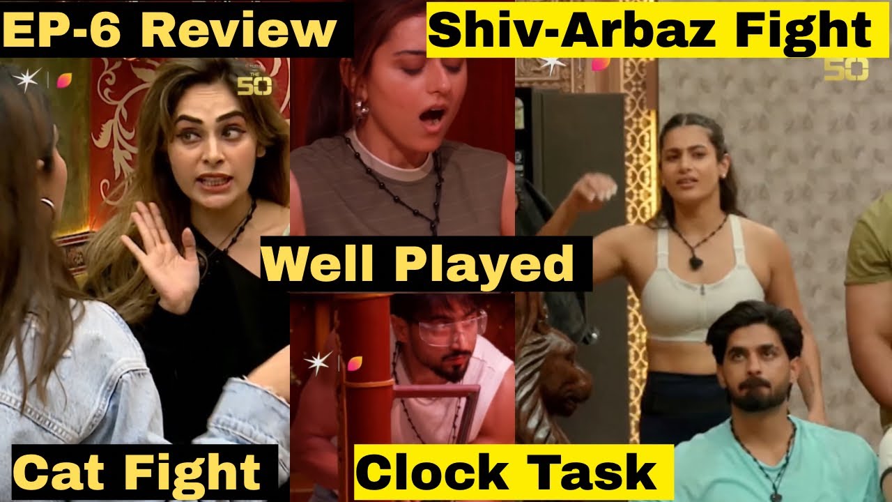 The 50 EP 6 Review: Shiv-Arbaaz Fight-Nikki Vs Arya Fight Riddhi-Faisu Fire.#faisu#the50#shivthakare