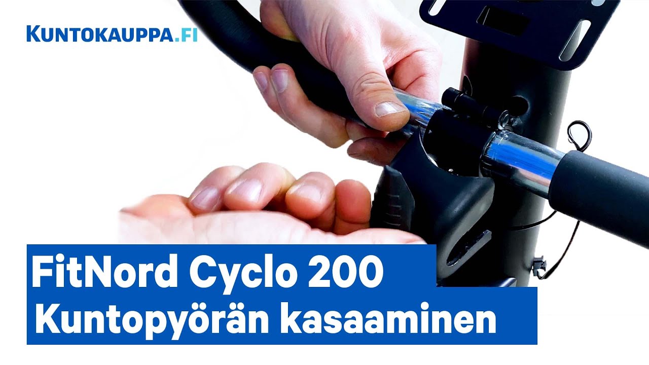 FitNord Cyclo 200 Kuntopyörän kokoaminen