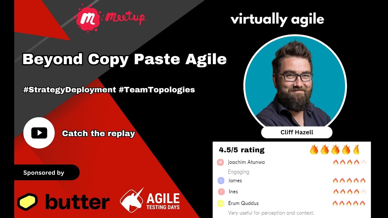 Beyond Copy Paste Agile with Cliff Hazell
