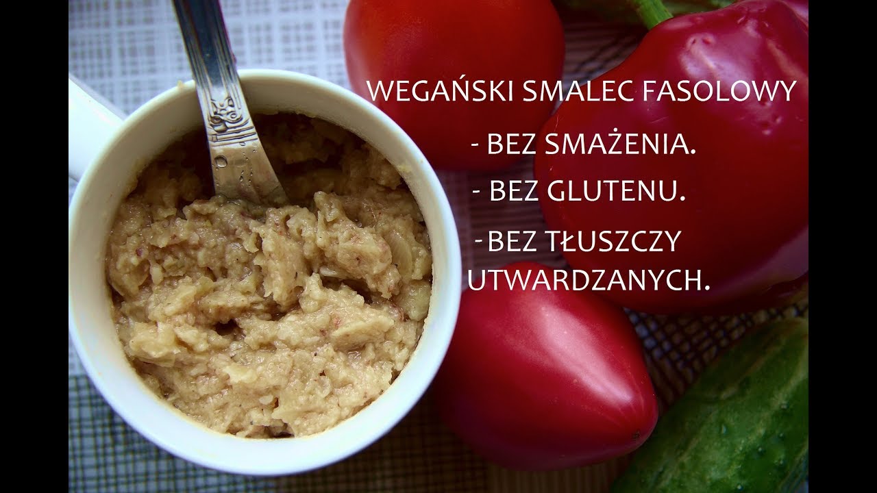Fasolowy Smalec Wegański   bez smażenia, bez glutenu, bez utwardzanych tłuszczy   #ZŻ50