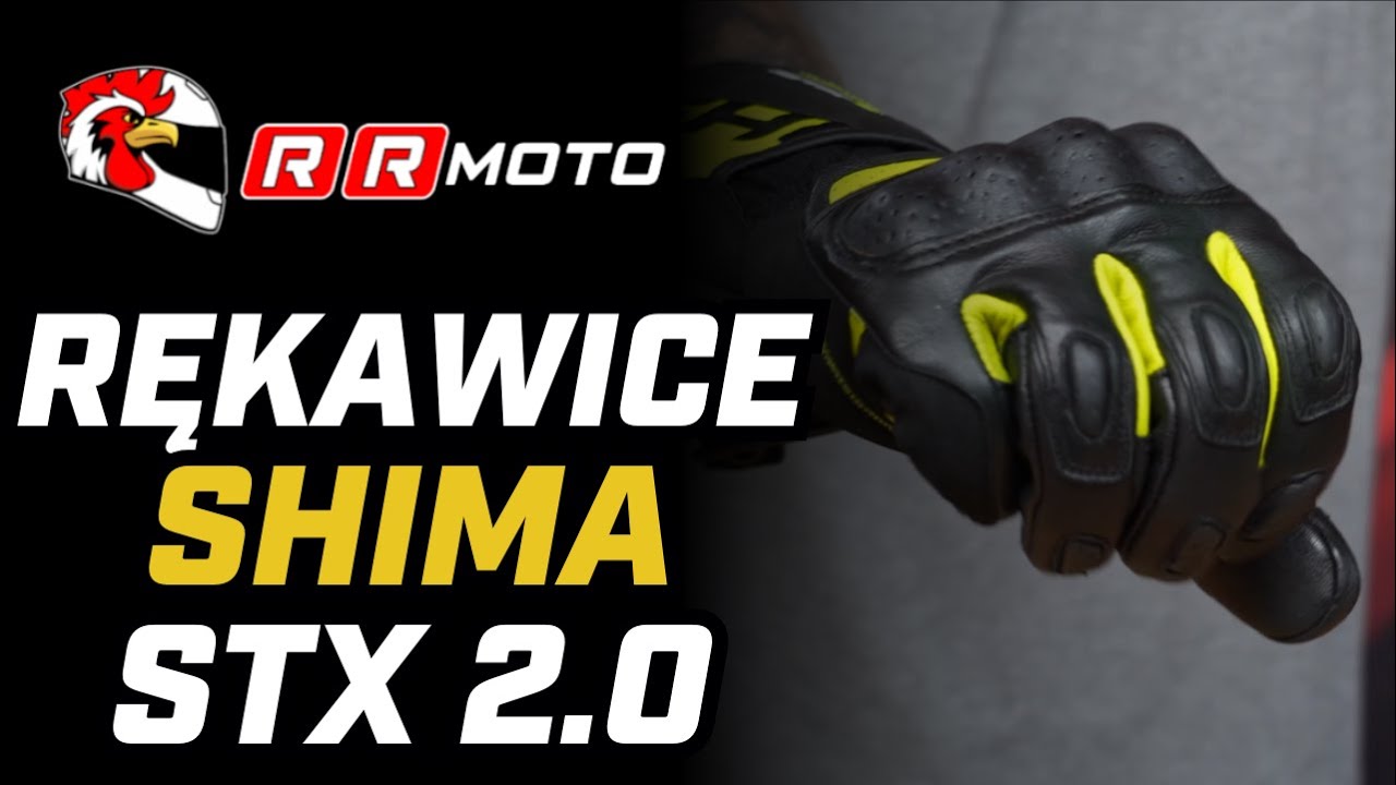 SHIMA STX 2.0 - skórzane rękawice szosowo-turystyczne