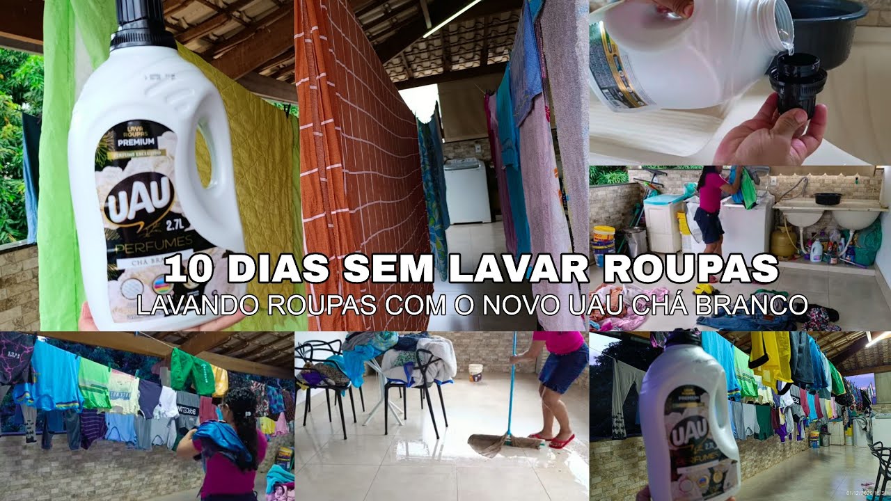 10 DIAS SEM LAVAR ROUPA 🤮 ESTAVA UM NOJO🥵 ACUMULOU MUITA ROUPA SUJA🤢