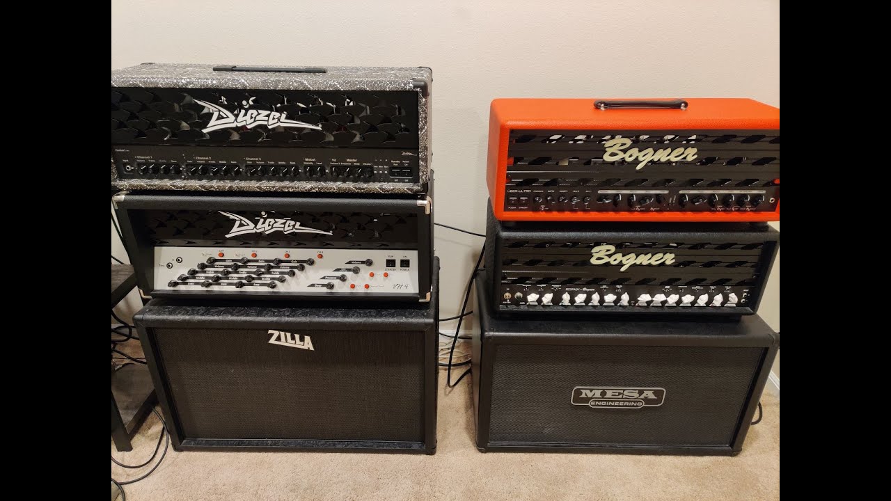 Metal Amp Shootout Part 2: Diezel Herbert MK3, Bogner Uber Ultra, Bogner Ecstasy 101b