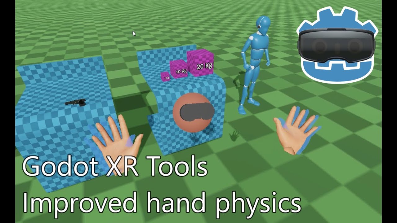 Godot XR Tools Improved Hand Physics