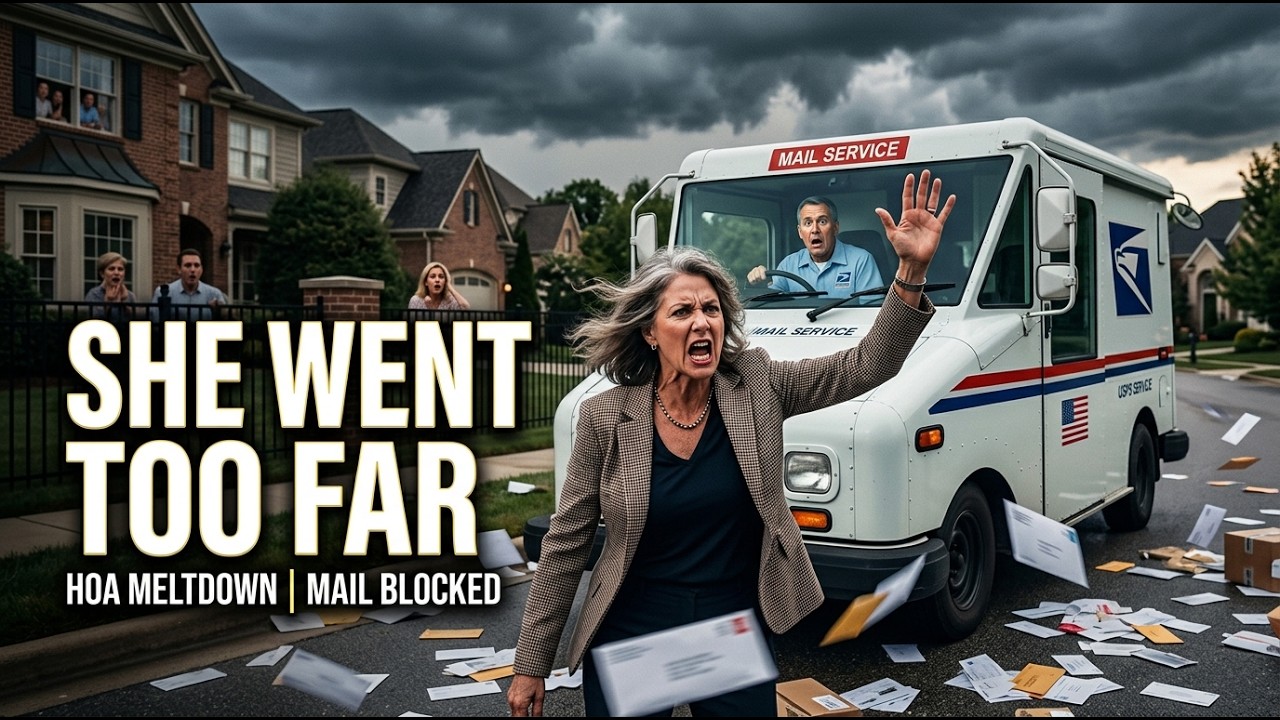 HOA Tyrant Blocks Mail Truck – Exposes Massive Fraud Empire