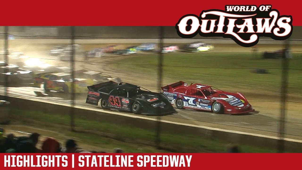 World of Outlaws Craftsman Late Models Stateline Speedway June 14, 2018 | HIGHLIGHTS